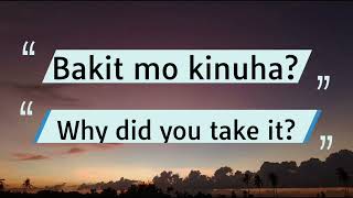 COMPILATION OF PERSONAL QUESTIONS  EnglishTagalog Translation [upl. by Marci287]