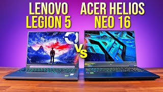 Best MidRange 16quot Gaming Laptop Lenovo Legion 5i vs Acer Helios Neo 16 2024 [upl. by Murray728]