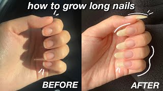 HOW TO GROW LONG NAILS tips for healthy amp strong nails  Ep 3 💅🏻 [upl. by Cirilo]