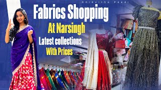 Latest Fabric Collection At Narsingh Store Ameerpet😍 [upl. by Basso]