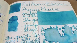 Pelikan Edelstein Aquamarine  Ink Profile  Singles Club [upl. by Goldman231]