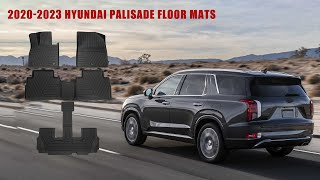 Installation of floor mats for 20202024 Hyundai Palisade [upl. by Volotta161]