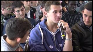 Péniche de légalité à Valence  rencontre avec le lycée Marius Bouvier de Tournon [upl. by Filberto]