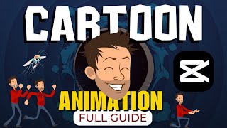 Cartoon Animations using Only Capcut Step by step Tutorial [upl. by Anitnauq]