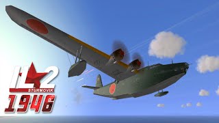 IL2 1946 Seaplanes are Fun to Shoot Spitfire vs H8K Emily [upl. by Maillliw401]