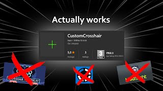 FREE custom crosshair that works in ANY fullscreen game [upl. by Nostaw]