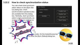 How To Manually Synchronise ECDIS FURUNO FMD 3000 In case not synchronised automatically [upl. by Aeneus]