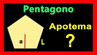 ✅👉 Apotema de un Pentagono Regular [upl. by Htims]