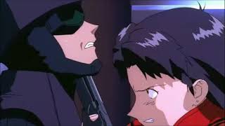 The End Of Evangelion Misato salva a Shinji Sub Español [upl. by Rech]