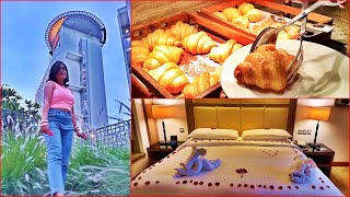 Staycation at Marriott Whitefield Bangalore  Room Tour  Anniversary Special  Bengali Vlog [upl. by Sulakcin217]