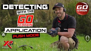 Metal detecting with GO TERRAIN a unique application dedicated to the metal detector hobby [upl. by Anivle]