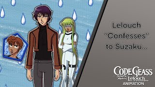 Lelouch “Confesses” to Suzaku 💀  Code Geass Animation [upl. by Tomkins]