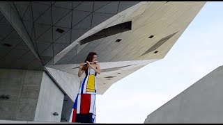 CIRCUMAMBULATION  for solo flute  Yan Maresz  Daniela Mars [upl. by Thurstan]