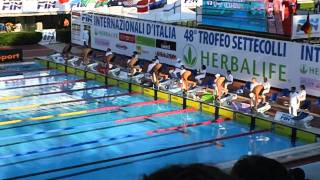 Trofeo Nuoto Settecolli 2011  La finale dei 200 stile libero uomini [upl. by Eitirahc266]