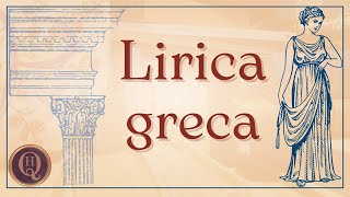 Letteratura greca 1 lirica greca [upl. by Aver]