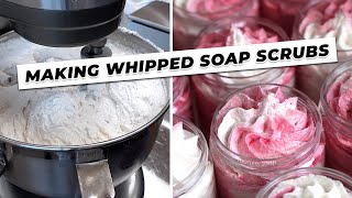 Making Whipped Soap Scrubs  MO River Soap [upl. by Atinniuq]