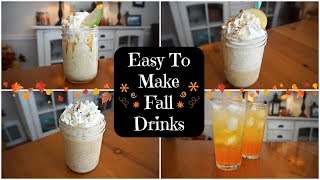 Easy amp Delicious Non Alcoholic Drinks For The Fall Time [upl. by Hopkins39]