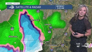 More snow for the Colorado mountains Monday morning [upl. by Benoite]