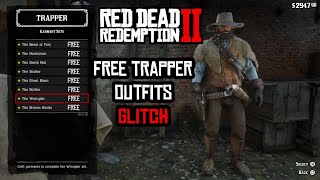 Free Trapper Outfits Without Hunting And Money Glitch 2024  Red Dead Redemption 2 gaming rdr2 [upl. by Milan]