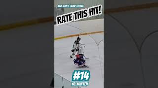 Rate this Hit shorts short youtubeshorts icehockey hockey hits hit canada usa youtube [upl. by Jessica]