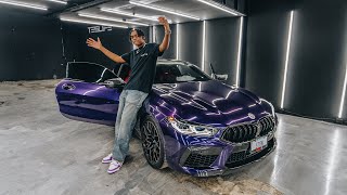 I Wrapped My 2023 BMW M8 Competition PURPLE  Mods [upl. by Wistrup]