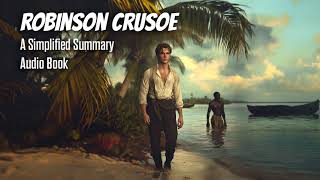 Robinson Crusoe  A Simplified Summary Audio Book [upl. by Ttennaj]