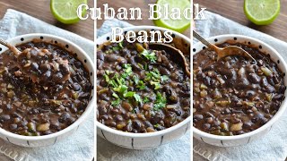 Instant Pot Cuban Black Beans [upl. by Nauqyaj819]