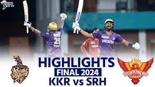 KKR vs SRH IPL 2024 Final Highlights Kolkata Knight Riders vs Sunrisers Hyderabad Match Highlights [upl. by Aeel876]