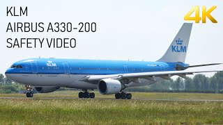 KLM  Safety Video  Airbus A330200 [upl. by Myna]