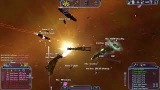 Discovery Freelancer Bretonia Armed Forces vs Mollies Coallition and Red Hessians [upl. by Zebadiah290]