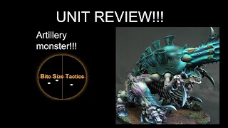 Exocrine  Tyranid Artillery Unit review [upl. by Stephanie]