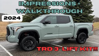 2024 TOYOTA TUNDRA LIMITED TRDOFFROAD w3quot TRD LIFT KIT LUNAR ROCK  WalkthroughFirst Impressions [upl. by Schaab]