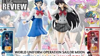 Review Sailor Moon World Uniform Operation Mizuno Ami amp Hino Rei [upl. by Enaillil184]