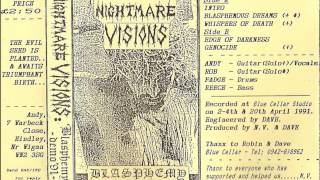 Nightmare Visions  Blasphemy Full Demo 1991 [upl. by Meingoldas781]