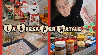 Vlogmas 16Spesa per Nataleil nostro menù per il cenone della VigiliaCandy cane di pasta frolla [upl. by Tiloine115]