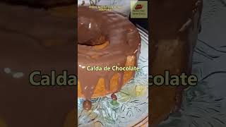 Calda de Chocolate para Bolo Receita Simples e Fácil Shorts [upl. by Kassity783]