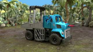 Imaginext Jurassic World Dominion Break Out Dino Hauler Truck  Smyths Toys [upl. by Trabue]