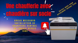 Installation de chauffage central avec chaudière sur socle [upl. by Ennairoc858]