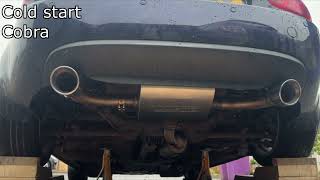 Mazda MX5 Miata NC MK3 Cobra Sport Road silencermuffler cold start comparison [upl. by Ahsetel]