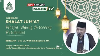 🔴MADRTV LIVE  SHALAT JUMAT BERSAMA UST DR WAHIDIN SAPUTRA MA [upl. by Ekyt]