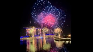 Singapore NDP 2024 CR1 Combined Rehearsal 1 on 15 June 2024 Fireworks [upl. by Witherspoon]