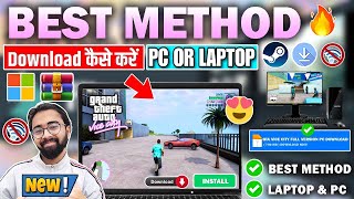 😍Finally Download amp Play GTA VICE CITY In Pc 2024  Gta Vice City Pc Install  100  Working Trick [upl. by Anelrahc]