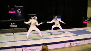 2016 Jan NAC Div I Mens Foil Gold Massialas vs ChamleyWatson [upl. by Hyams]