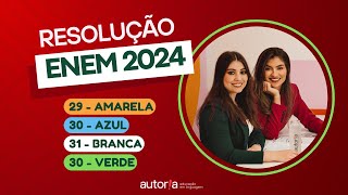 Resolução Enem 2024  Autoria Linguagem  Questão 29  Linguagens prova amarela [upl. by Jamima]