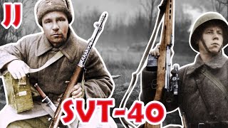 The Soviet Unions WW2 SemiAutomatic Rifle  The SVT40 [upl. by Dnamron]