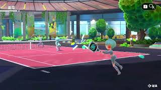 Nintendo switch sports tennis practice 1126 nintendo sports tennis 任天堂 gameplay [upl. by Hsatan]