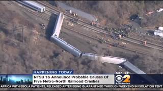 NTSB Issuing Likely Cause Of Deadly Bronx MetroNorth Train Derailment [upl. by Mateya579]