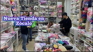 ❄️Abrieron Tienda en Zócalo Centro CDMX  Docenas de Mercancía  BufandasGorrosGuantasHello Kitty [upl. by Elke]