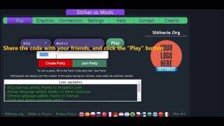 How to Create Party with Slitherio Mods v3 [upl. by Agretha178]