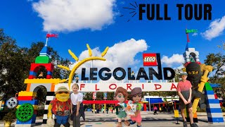 LEGOLAND Florida FULL TOUR  Legoland ATTRACTION GUIDE  ALL RIDES at Legoland Florida legoland [upl. by Eiuol]